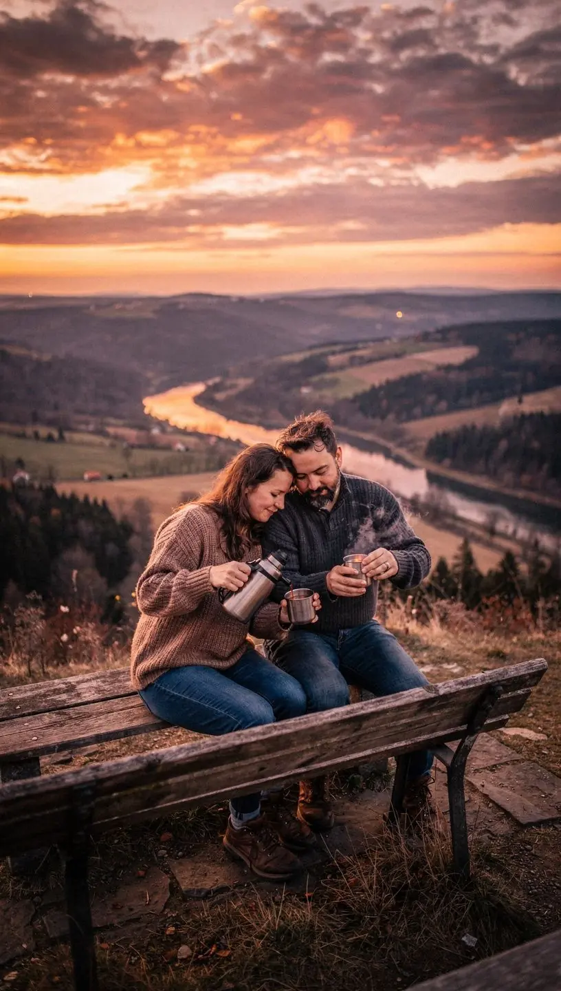 Cyclist wearing a helmet on a wooded trail